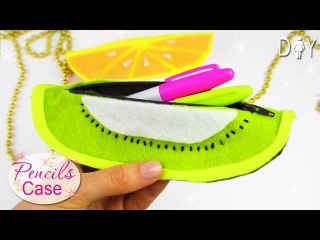 ПЕНАЛ СВОИМИ РУКАМИ 🍉 КИВИ | ПРОСТОЙ DIY