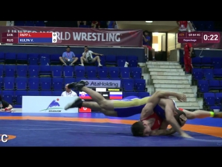 Repechage GR - 84 kg V. KULPA (RUS) df. L. PAPP (SVK) by FALL, 4-0