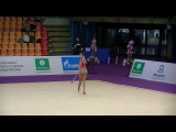 Karina Kuznetsova (RUS) clubs Grand Prix Moscow 2017