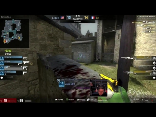 nitr0 делает триплкилл с CZ-75 @ CS:GO DreamHack Austin 2017