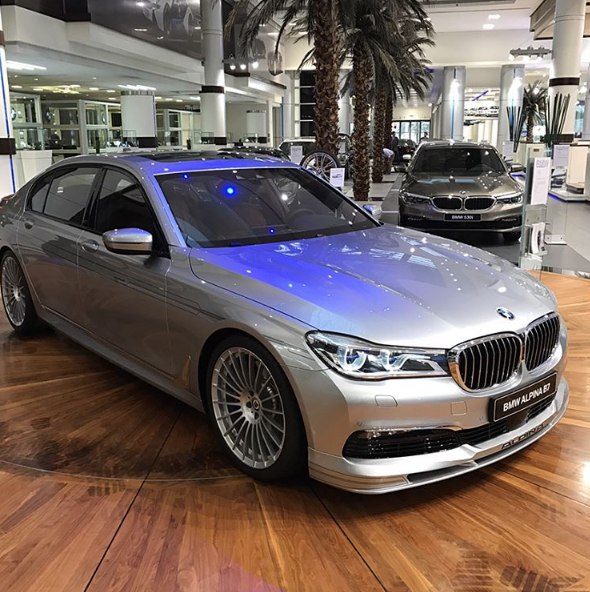 #Alpina B7 Pure Metal Silver with Tartufo interior . 