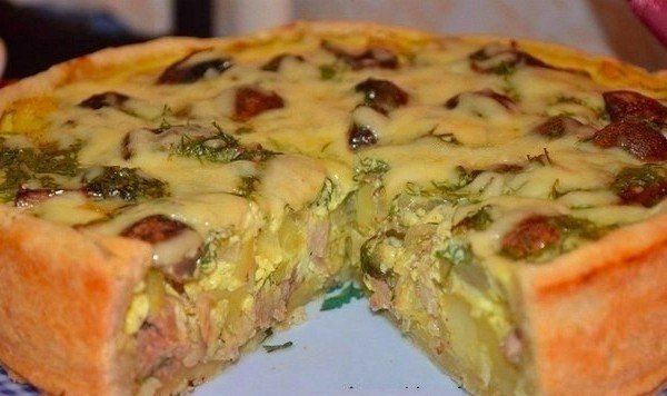 Пирог с курицей и