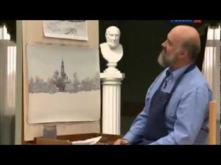 Уроки рисования с Сергеем Андриякой Архитектура зимой