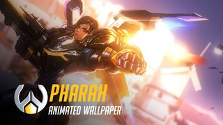 Pharah | Animated Wallpaper TimeLapse - Overwatch