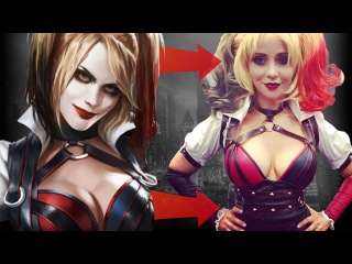 Tara Strong Cosplayed as Harley Quinn