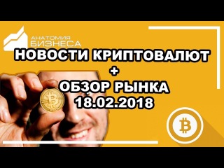 Обзор рынка криптовалют на сегодня + новости + прогноз Биткоин (Bitcoin) BTC/USD 18.02.2018