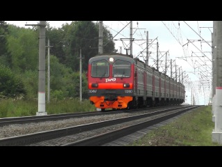 Электропоезд ЭД4М-0280 перегон Кубинка-1 - Петелино