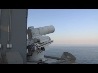 Watch the US Navy's laser weapon in action