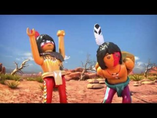 Kızılderili Çizgi film Eğlenceli Çocuk Video PLAYMOBIL
