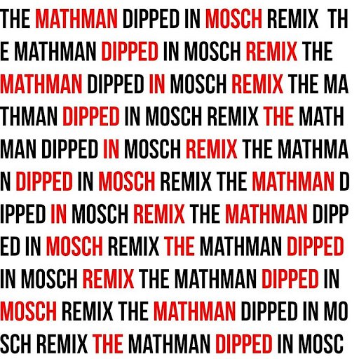 Mango альбом Badman (The MathMan Dipped in Mosch Remix)
