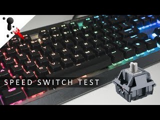 Sound Test Cherry MX Speed Switches Cougar Attack X3 2018 VS Corsair K95 and K70