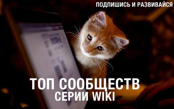 Полезная подборка познавательных сообществ серии WIKI! Выбирайте и подписывайтесь! 