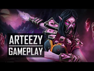 Arteezy playing Templar Assassin (Gameplay)