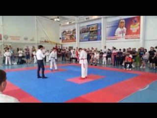 Одегов Виталий (кат.12-13 лет св.45 кг.) Финальный поединок 🌪