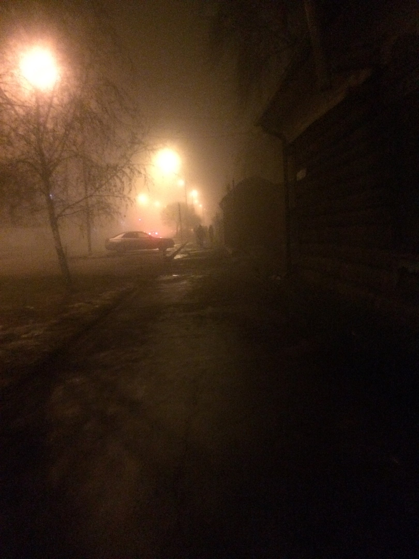 Фото Кирилла Касьянова Фотообзор: свет, пустота и люди как тени в затуманенном Омске