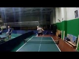 Table tennis \ training / first-person shooting \ action camera GoPro HERO5 Black