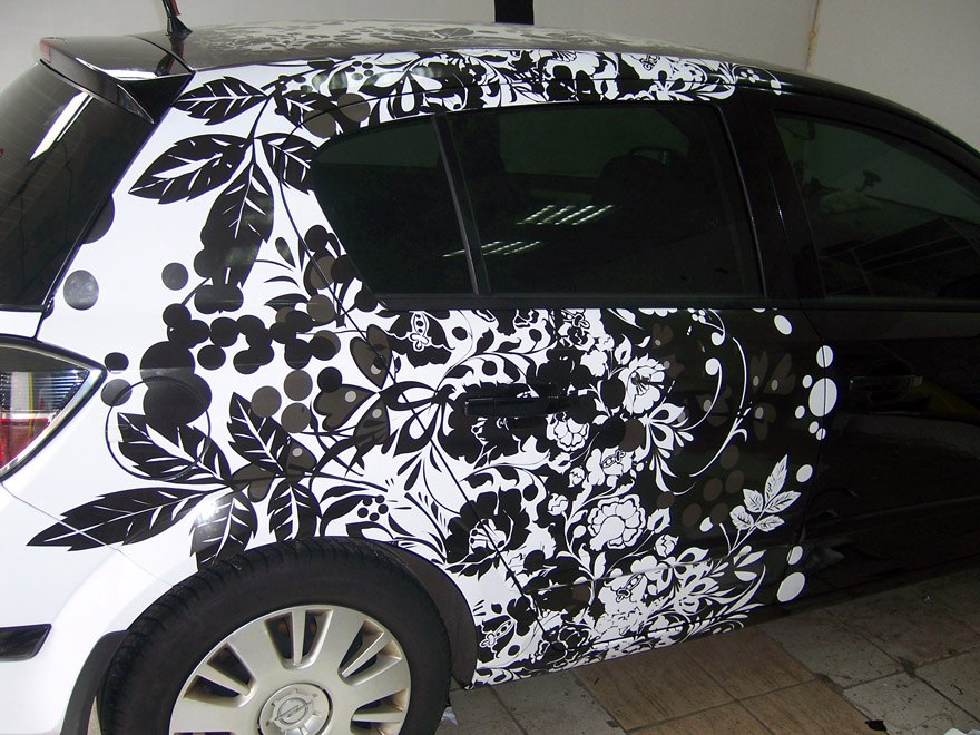 Виниловая пленка для авто с рисунком