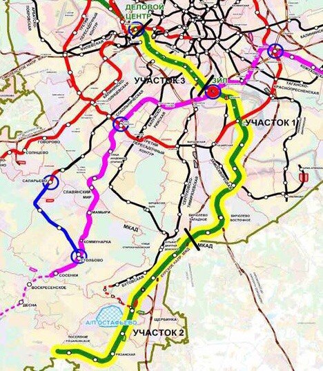 Схема метро до троицка москвы со строящимися станциями
