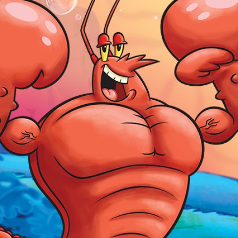 Губка боб качок рисунок