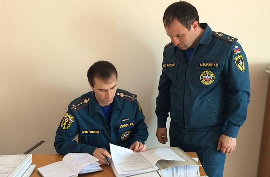 В Зеленчукском районе проверили отделение надзорной деятельности МЧС