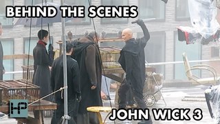 BTS: 'John Wick 3' Filming - Laurence Fishburne and Mark Dacascos Rooftop Sword Scene