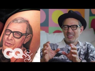 Jeff Goldblum Critiques Jeff Goldblum Tattoos | Tattoo Tour | GQ
