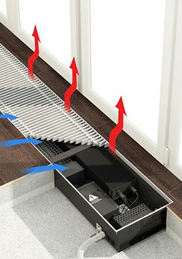 Внутрипольные конвекторы VARMANN QTHERM ELECTRO Внутрипольные конвекторы VARMANN QTHERM ELECTRO