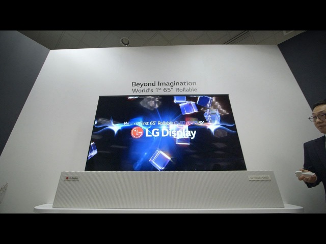 LG Display rollable OLED TV hands-on