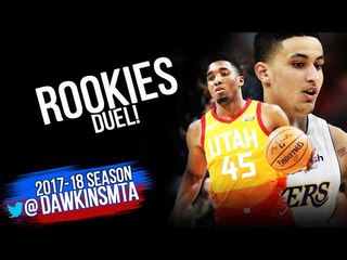Donovan Mitchell vs Kyle Kuzma ROOKIES Duel 2018.4.3 - Each With 26 Pts! | FreeDawkins