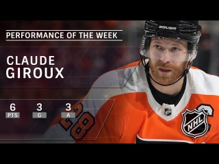 Philadelphia Flyers' Claude Giroux is the NHL Star of the Week: Feb 11, 2018