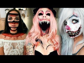 INCREIBLES MAQUILLAJES PARA HALLOWEEN 2017 #2 / Easy Halloween Make Up 2017