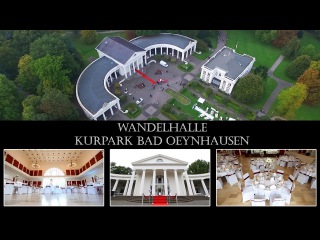 Wandelhalle im Kurpark, Bad Oeynhausen. Perfekte Location für eine Hochzeit mit freier Trauung.