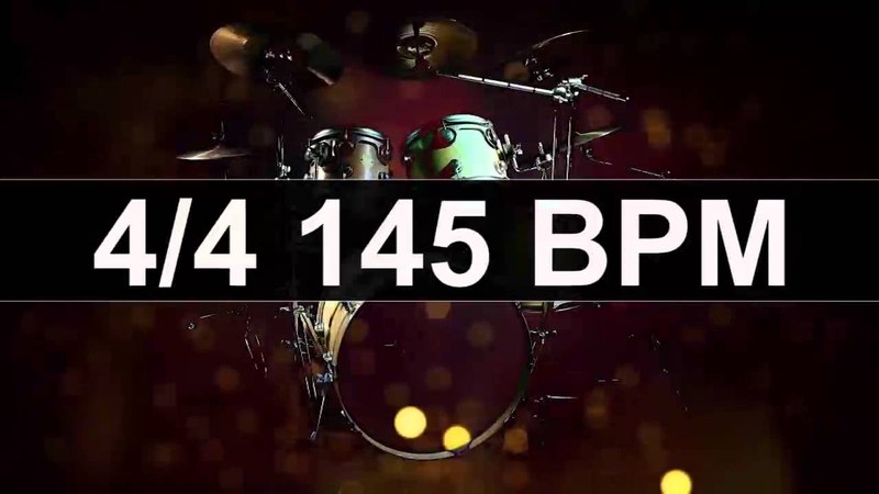Drums Metronome 145 BPM