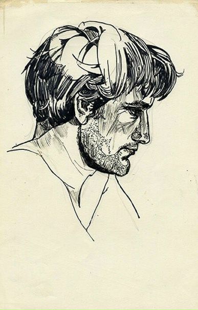 Графические зарисовки американской писательницы Сильвии Плат (Sylvia Plath)