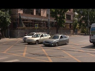 Вафельная разметка появится на 10 перекрестках Краснодара в течение года