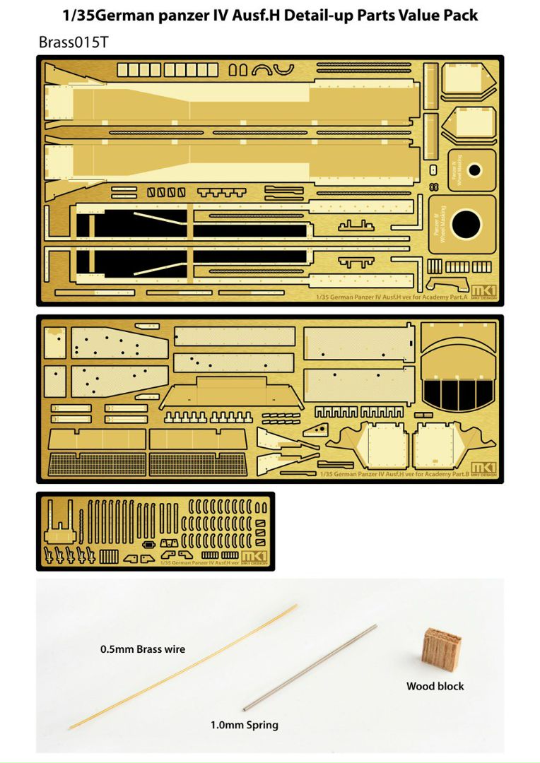 Review] KA Models Academy 4 Detail Set Up for Academy PANZER IV H