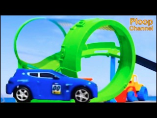 Bussy & Speedy SEASIDE RACE TRACK - Bburago Toy Cars for Children.Stories for Kids