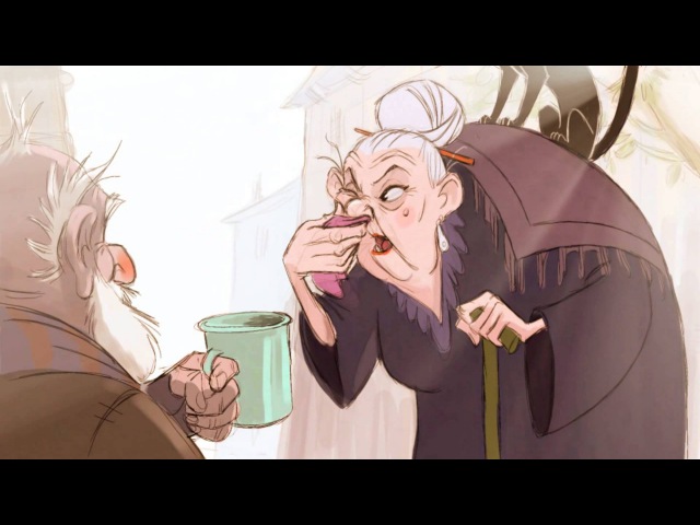 Old Lady ( color test)
