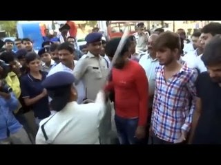 Police parade gang of alleged rapists through streets to 'shame' them after 'sex attack on abducted