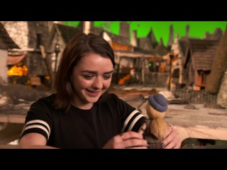 EXCLUSIVE: Tour Aardman Studios with Eddie Redmayne & Maisie Williams