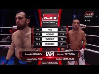 Лом-Али Нальгиев vs Курбан Тайгибов, M-1 Challenge 90
