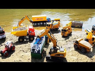 Top car toy video for children | Truck, Excavator, Dump Truck, Transportation car | Toys for kids TV