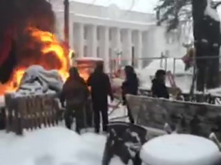 Разгром палаточного лагеря