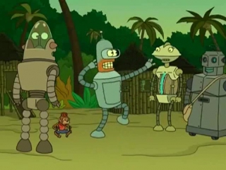 Futurama Bender Dancing Tänze RAMMSTEIN Tier