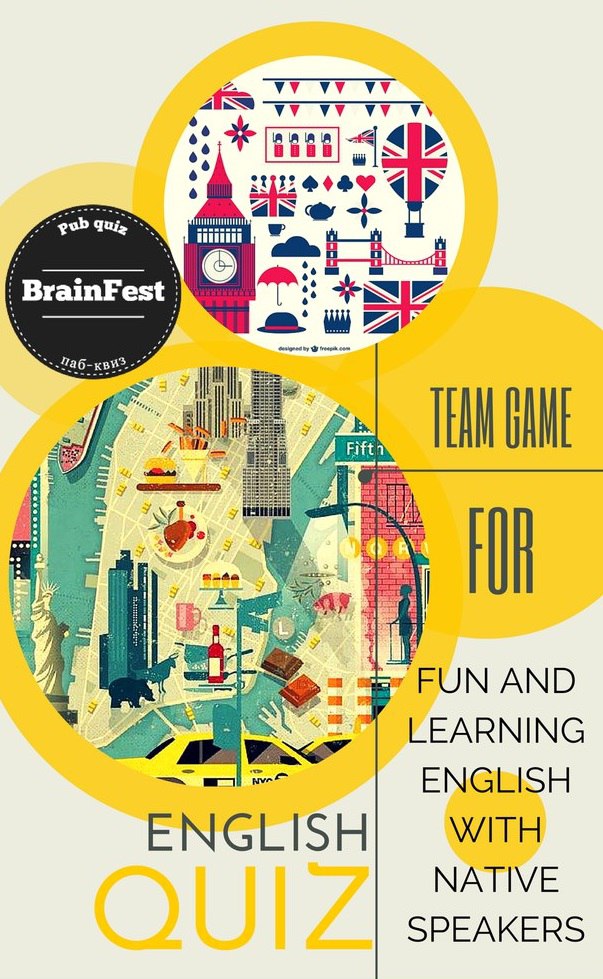 Афиша Новосибирск English quiz Brainfest / Веселая командная игра