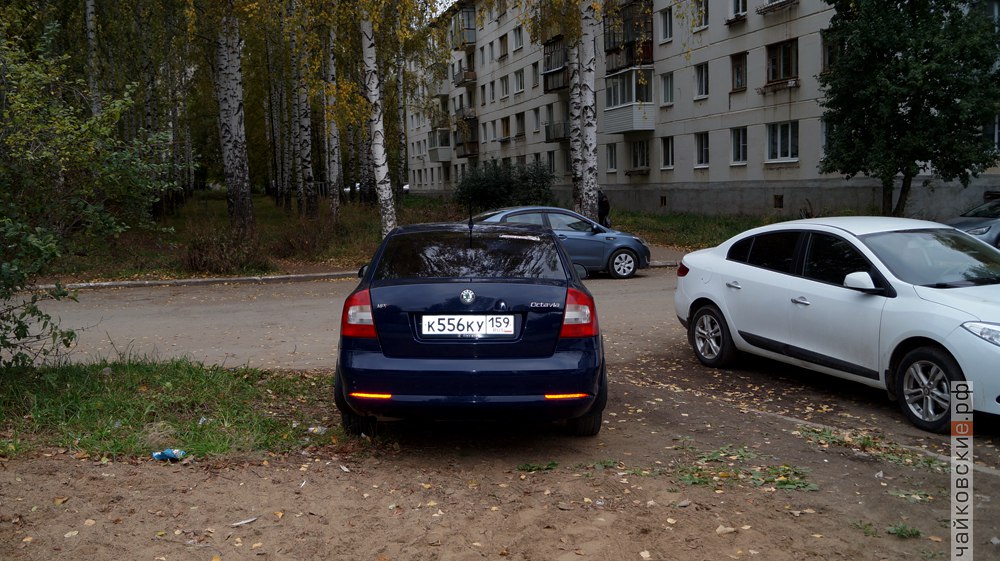 парковка, Чайковский, 2017 год