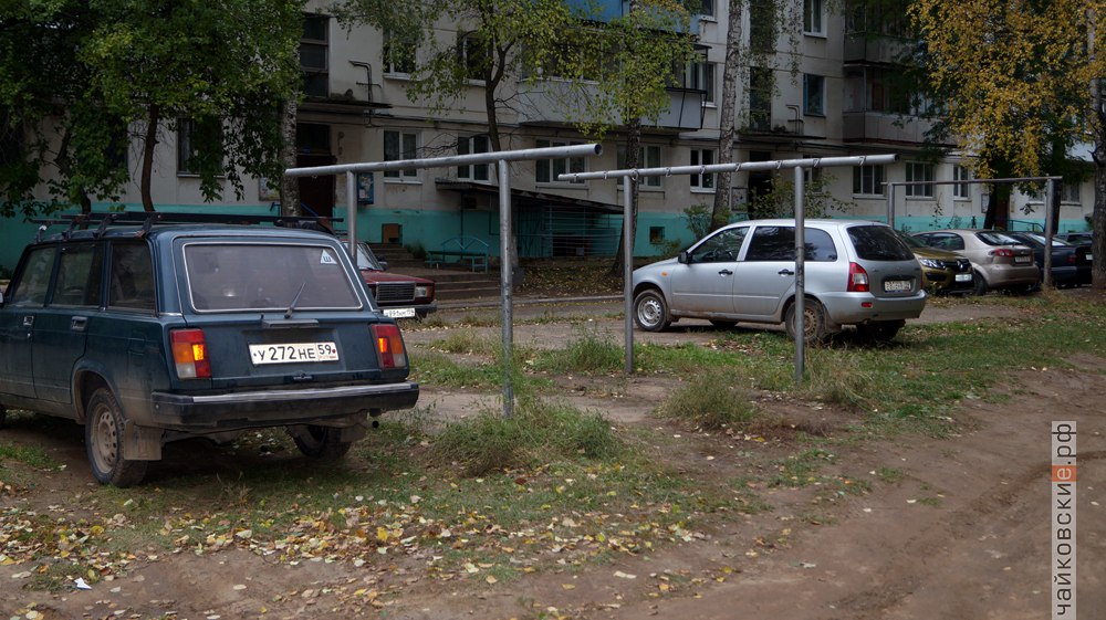 парковка, Чайковский, 2017 год