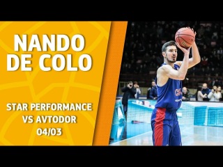 VTBUnitedLeague • Star Performance. Nando De Colo - 35 pts (career high), 7/9 3pt & 31 eff @ Avtodor Saratov!