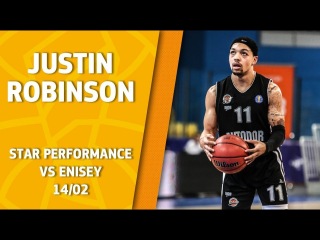 VTBUnitedLeague • Star Performance. Justin Robinson – 30 pts, 12 ast & 38 eff @ Krasnoyarsk!