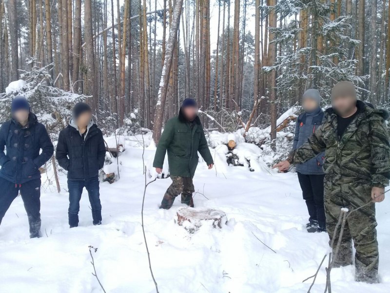Спецназ задержал группу черных лесорубов в Калтае Спецназ задержал группу черных лесорубов в Калтае